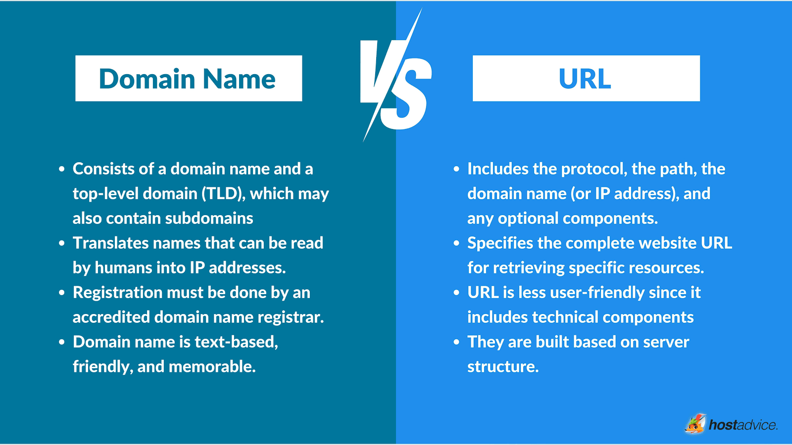Domain vs url